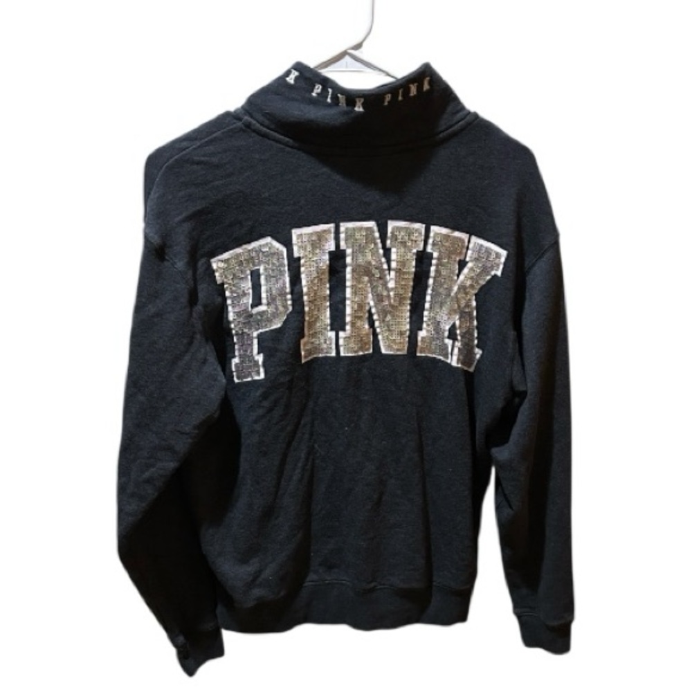 Pink Victoria Secret Quarter Zip Top